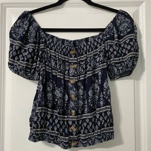 American Eagle Boho Crop Top